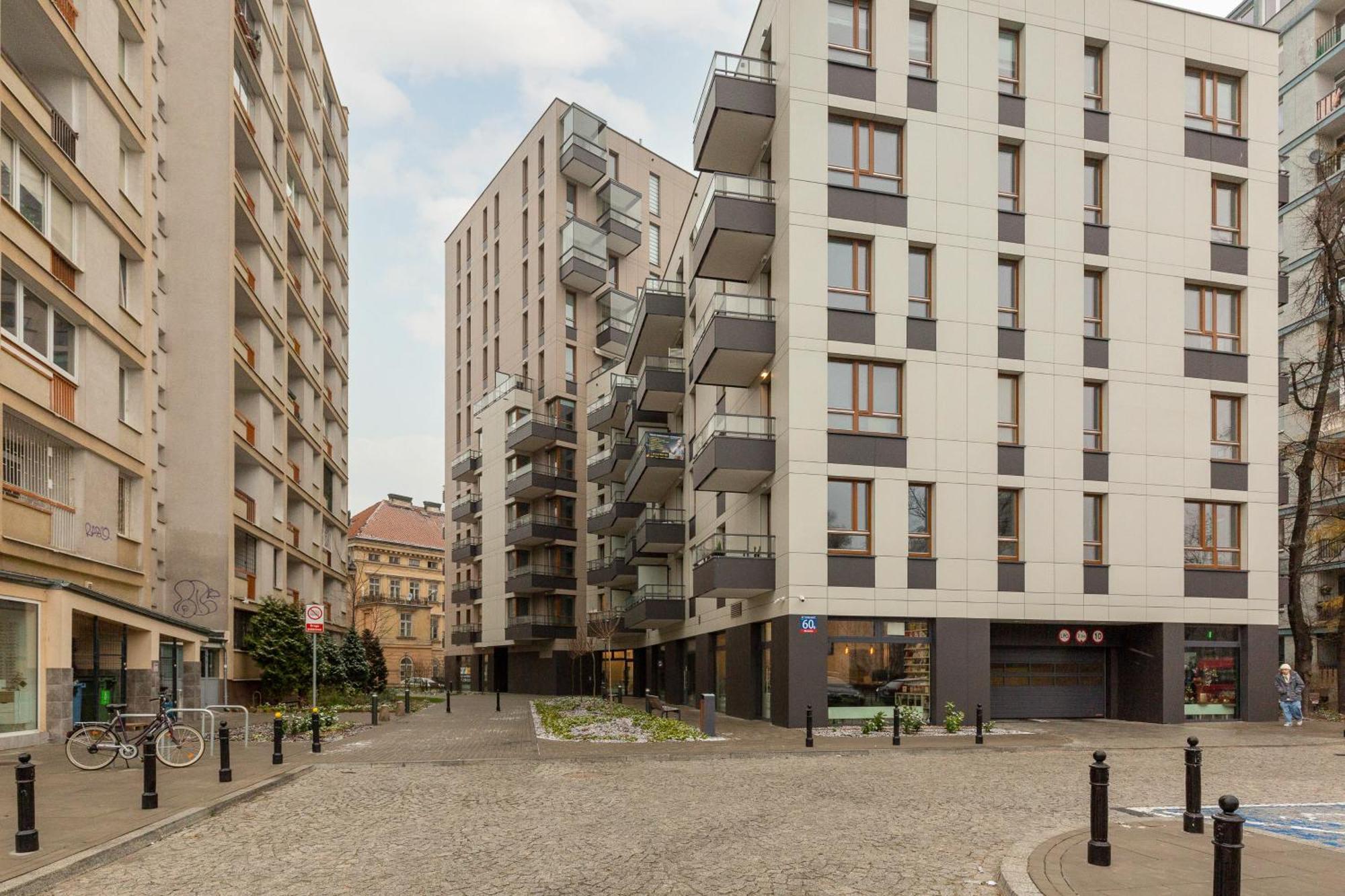 Srodmiescie Warsaw Muranow Apartments With Parking By Noclegi Renters Exterior photo